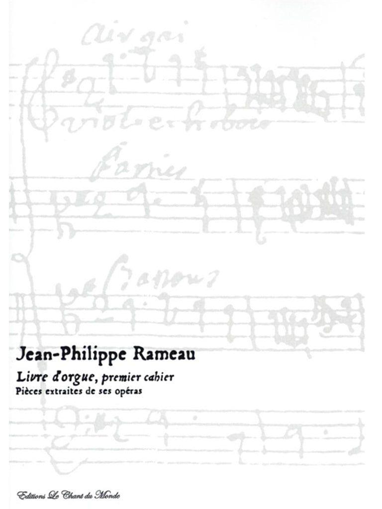 Livre D'Orgue Premier Cahier Book 1